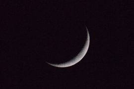 Moon in waxing crescent